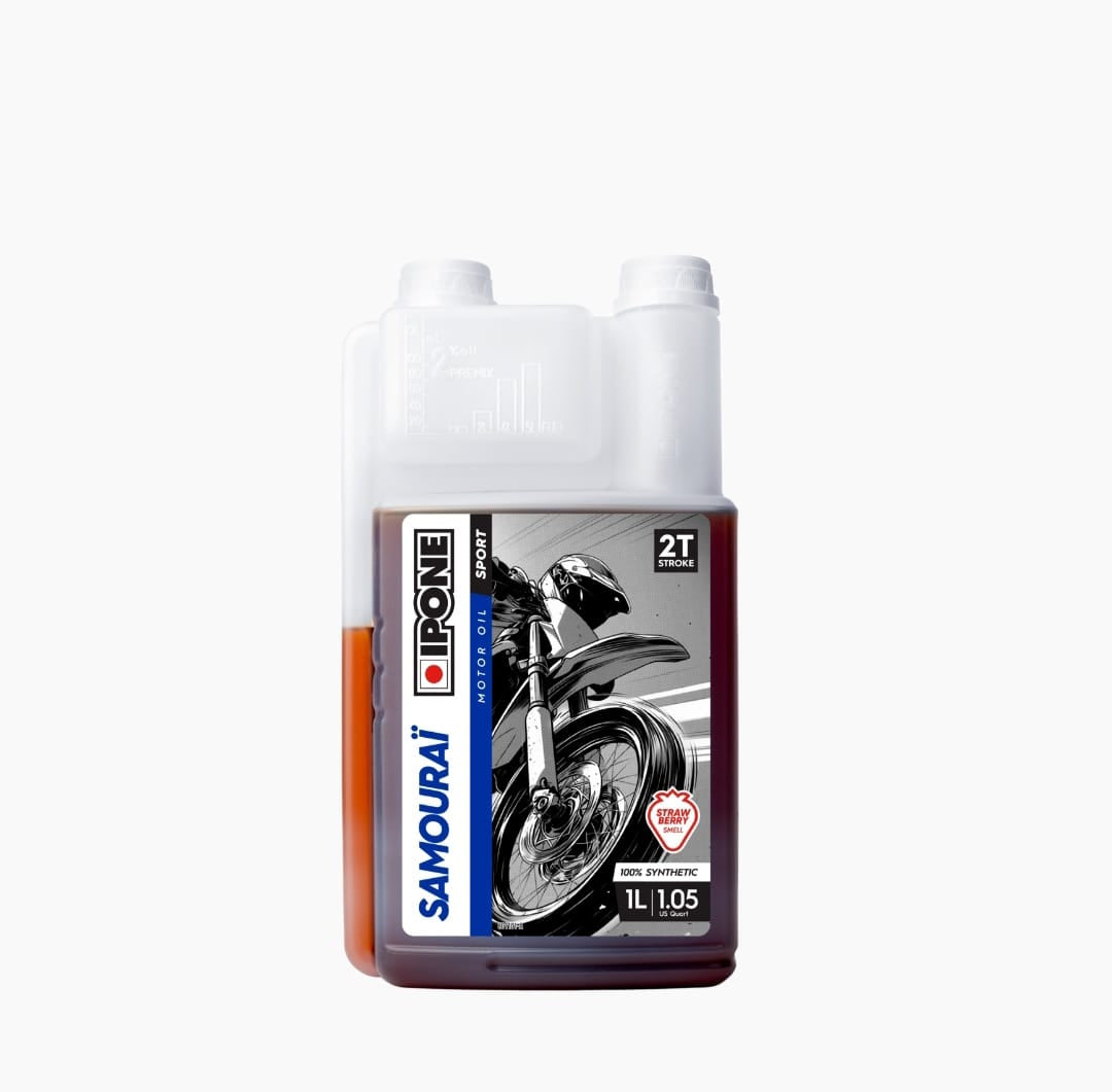 ACEITE 2T SAMOURAI RACING 100% SINTETICO OLOR A FRUTILLA